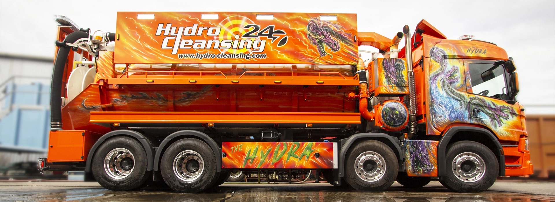 Custom-built vacuum tanker for UK waste management